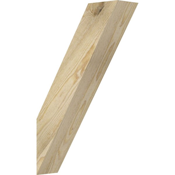 Ekena Millwork 4"W x 14"D x 22"H Traditional Rough Sawn Knee Brace, Douglas Fir BRC04X14X22TRA00RDF - main